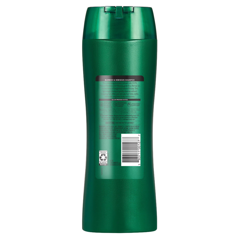 Aplicación diaria con Suave Bamboo & Hibiscus facilita peinado con volumen.