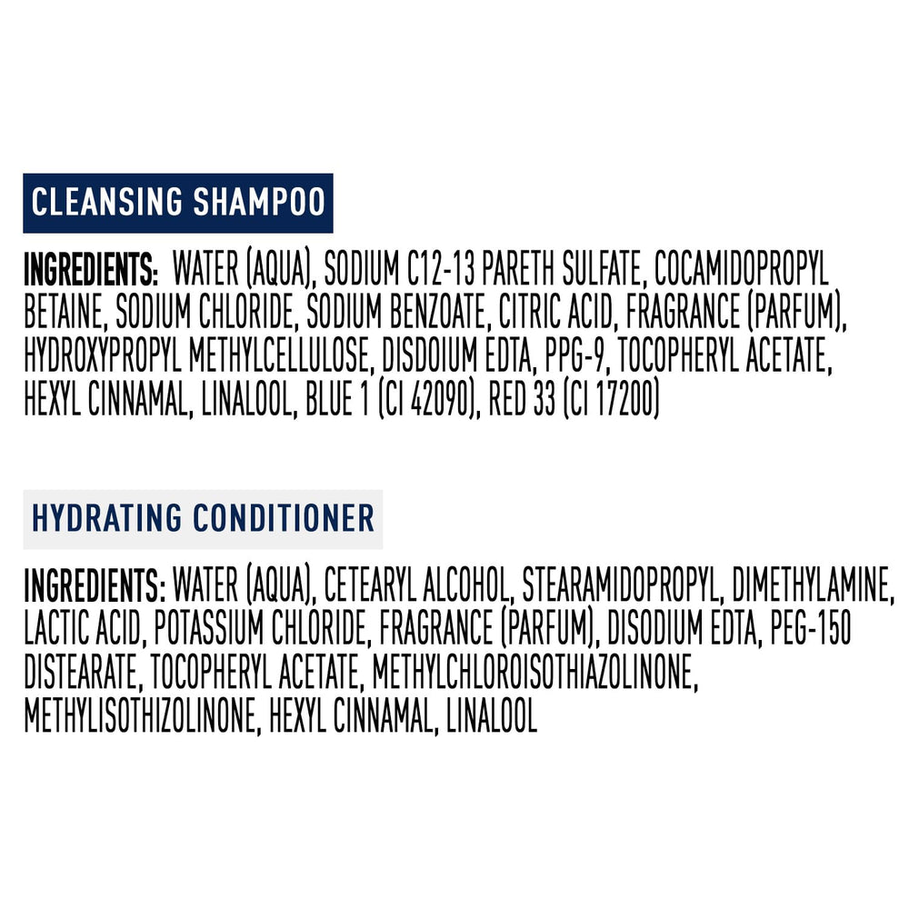 Cuidado en la ducha con champú clarificante Suave para limpieza y frescura.