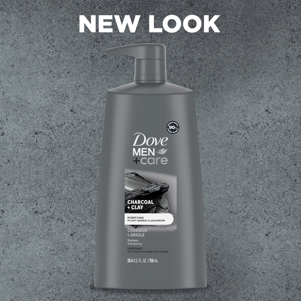 Champú Suave purificador con carbón para cabello más limpio.