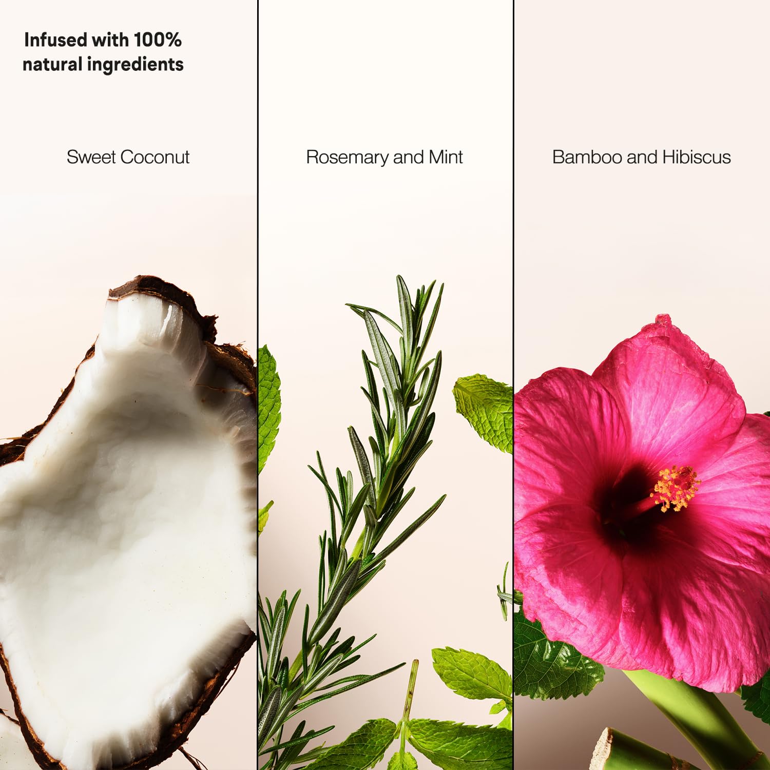 Suave champú seco Bambú Hibisco: spray para lavado rápido.