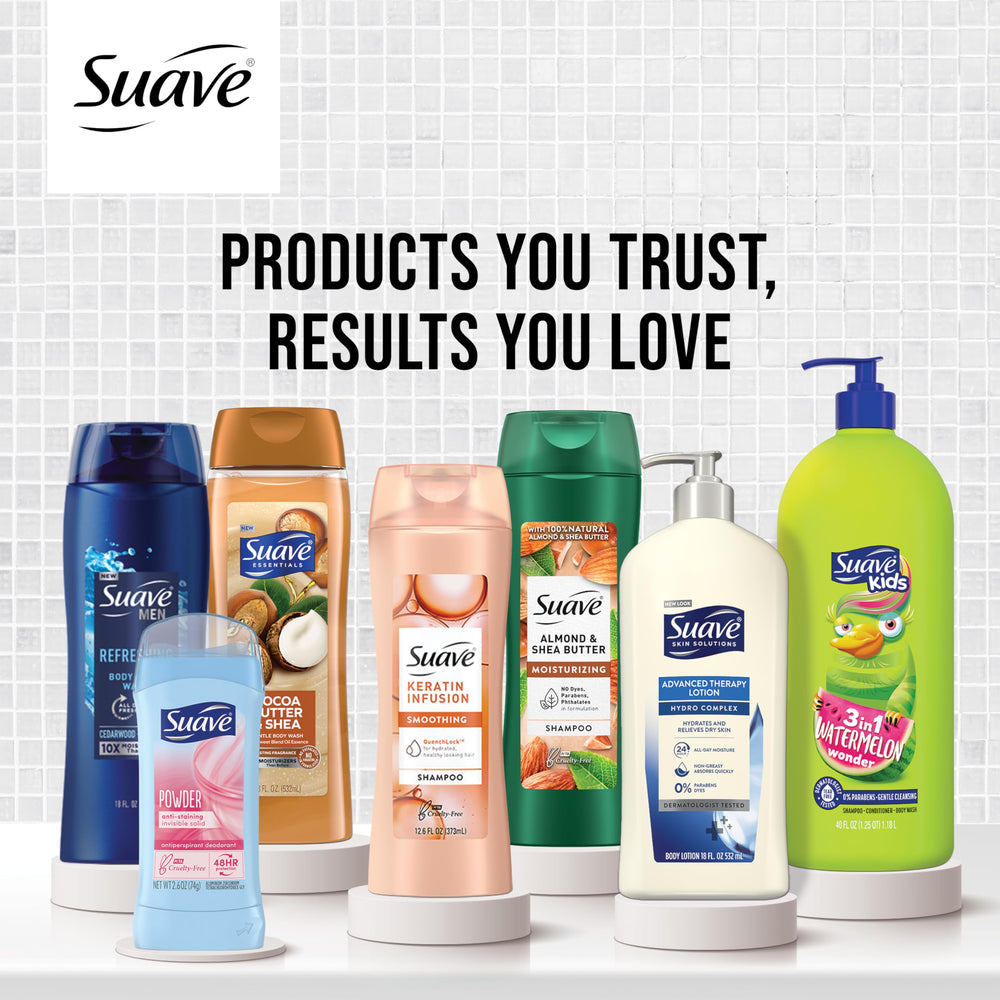 Suave Desodorante Mujer Powder Fresh, aceites esenciales para un aroma natural