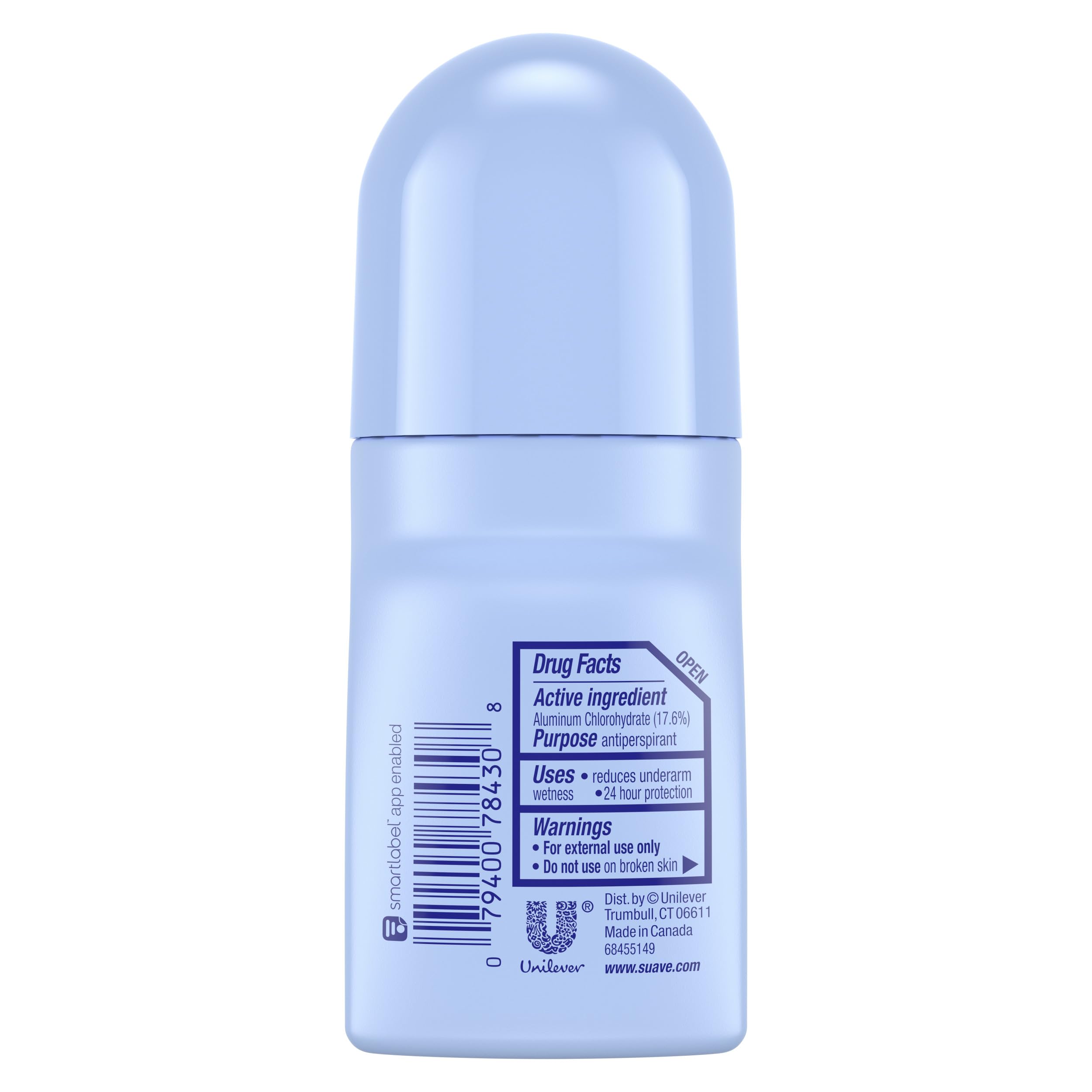 Aplicador rodillo de desodorante Suave para mujer, secado rápido y cómodo.