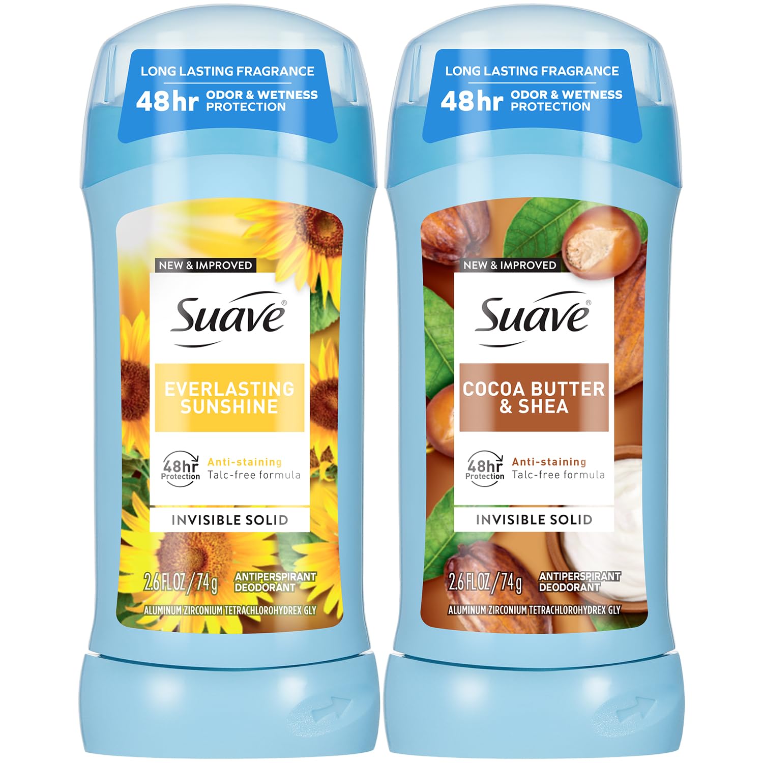 Desodorante Suave para mujer cacao y karité, aroma suave todo el día