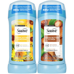 Desodorante Suave para mujer cacao y karité, aroma suave todo el día