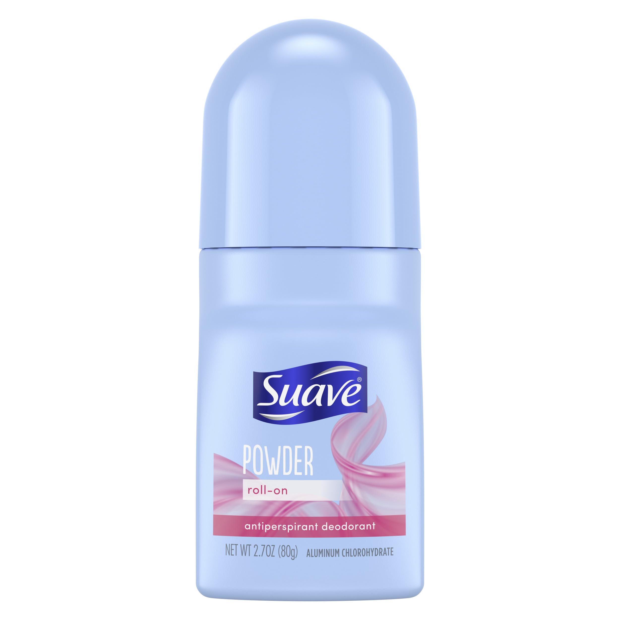 Desodorante Suave para mujer, empaque frontal mostrando fragancia polvo fresco para todo el día.
