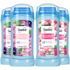 Desodorante Suave para mujer Wild Cherry Blossom barra invisible con aroma floral duradero