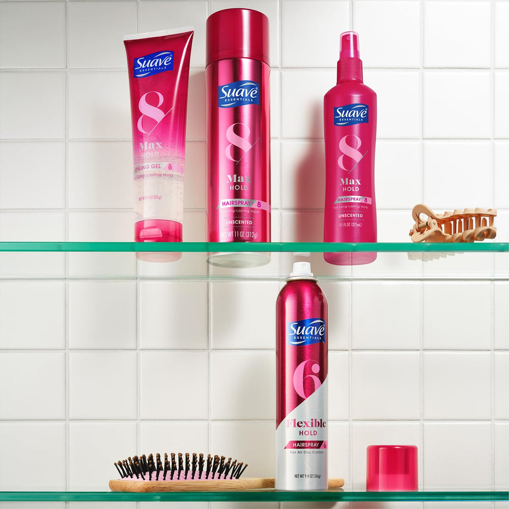 Suave empaque compacto con dos productos para uso diario.