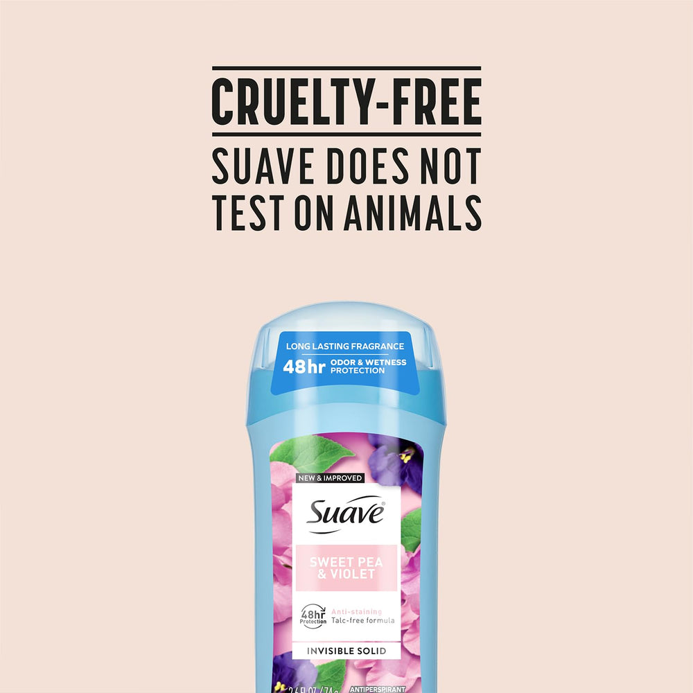 Desodorante Suave envase de 2,6 oz para llevar en bolso