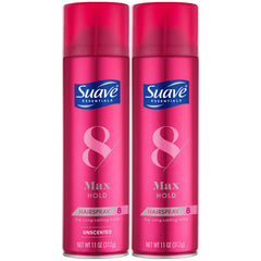 Suave fijación máxima, botella de aerosol para peinados duraderos.