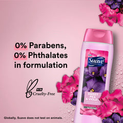 Gel de ducha Suave 2 botellas Flor de Cerezo Silvestre, fragancia duradera