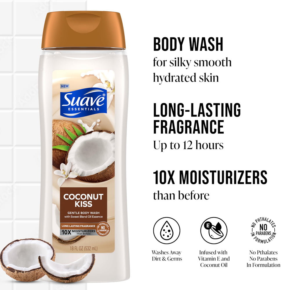 Gel de ducha Suave fragancia duradera: aroma que perdura tras el enjuague.