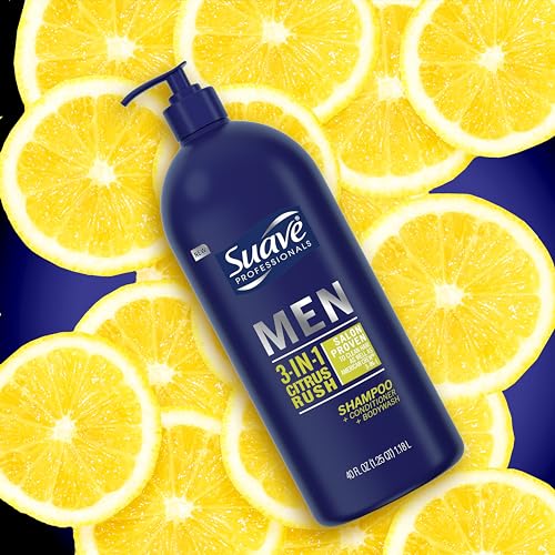 Suave 3en1 Citrus Rush uso diario para hombres prácticos