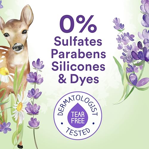 Pack de 4 Suave Kids Lavanda Natural, conveniente para familias.