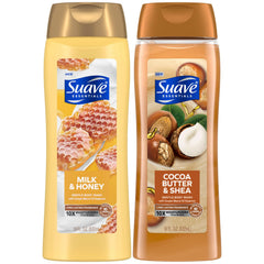 Suave Leche y Miel: botella mostrada para hidratación suave de la piel