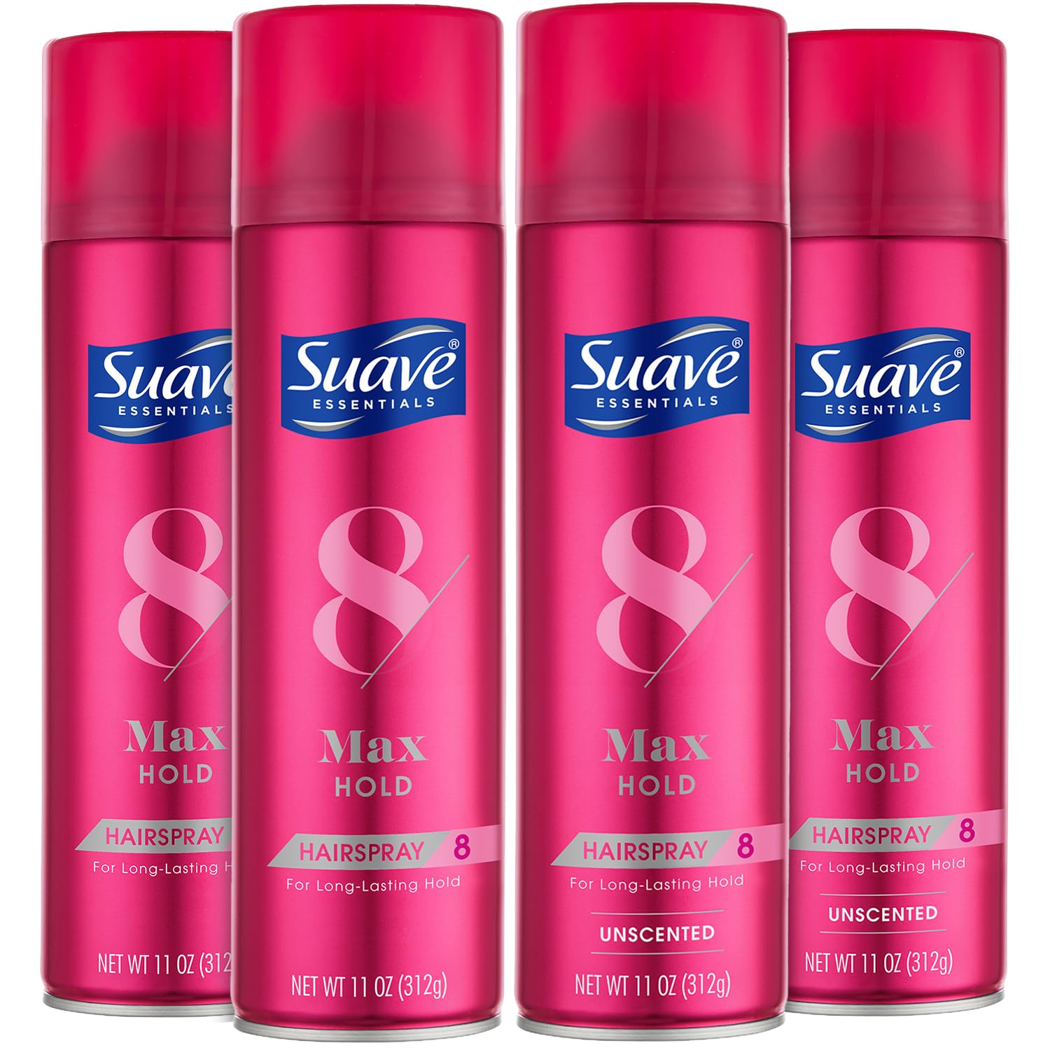 Suave Max Hold: botella del spray para peinar con control de estilo