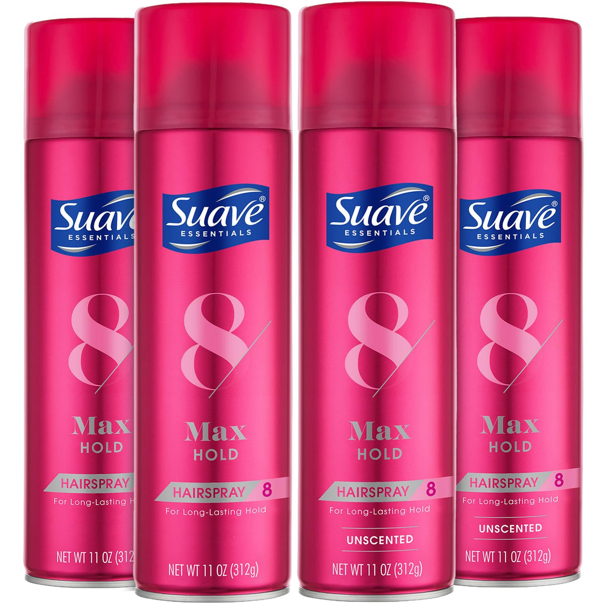Suave Max Hold: botella del spray para peinar con control de estilo