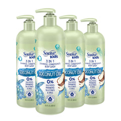 Botella de Suave Ninos tres-en-uno con aroma a coco para uso diario