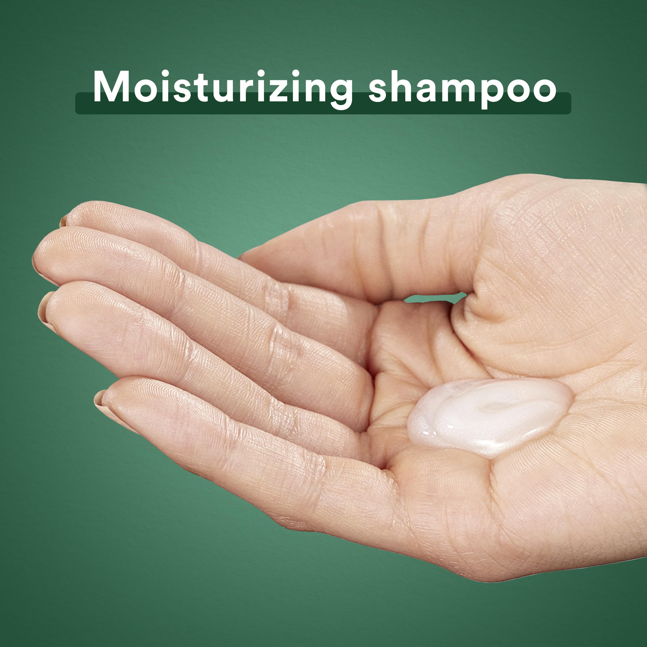 Suave Professionals Almendra y Mantequilla de Karité, botella derramando, fórmula limpia para cabello seco.