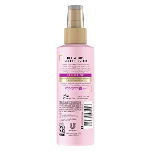 Protector térmico de Suave en aerosol para desenredar el cabello.