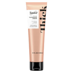 Suave Simply Styled crema engrosadora, bote de 5 oz para volumen inmediato.