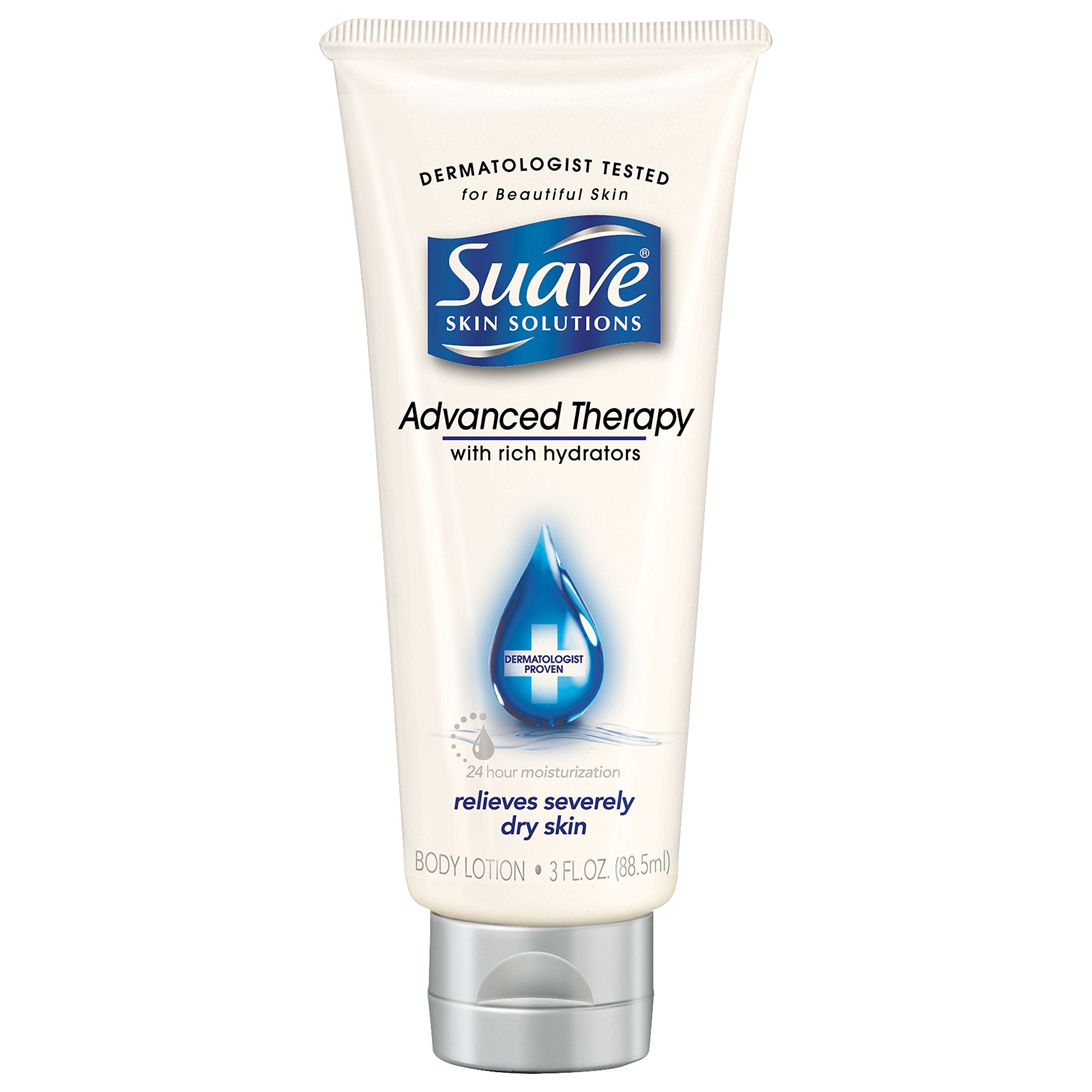 Suave Skin Solutions Advanced Therapy: botella de 3 oz para hidratación duradera