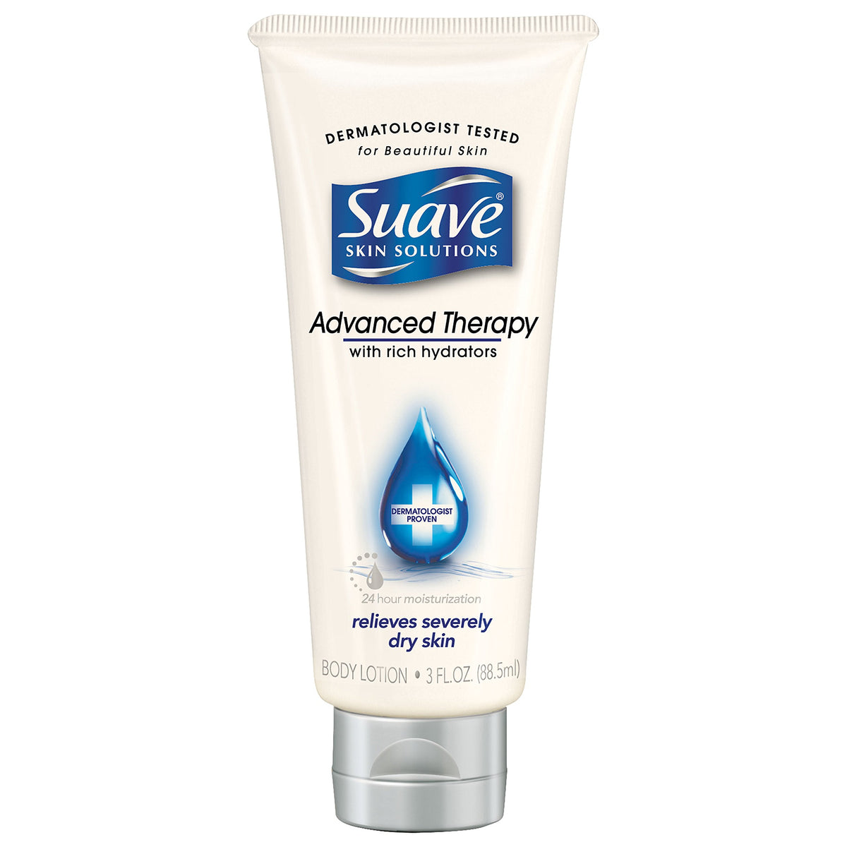 Suave Skin Solutions Advanced Therapy: botella de 3 oz para hidratación duradera
