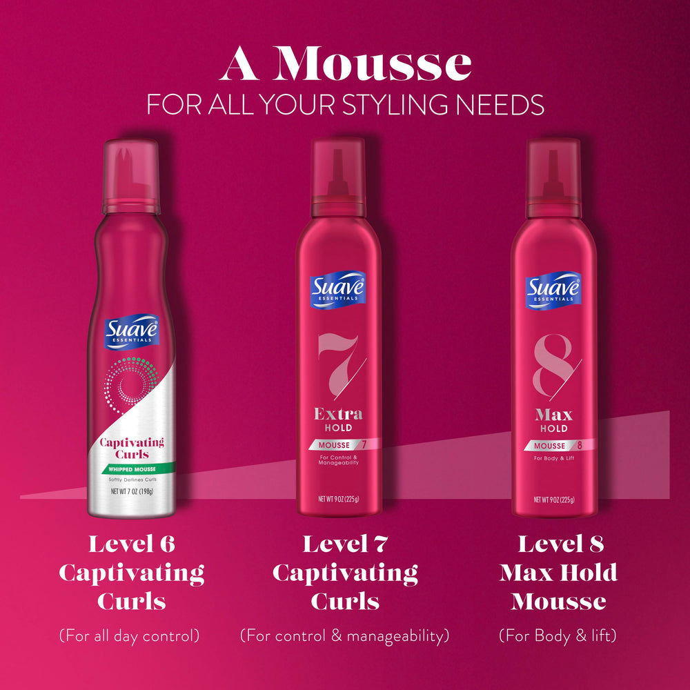Mousse batido de Suave: paquete doble para ahorro y uso práctico.