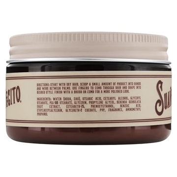 Suavecito crema para cabello mate, textura suave para peinados diarios