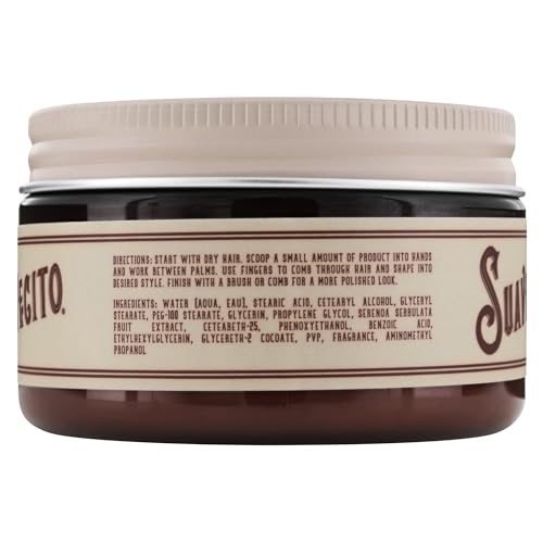 Suavecito crema para cabello mate, textura suave para peinados diarios