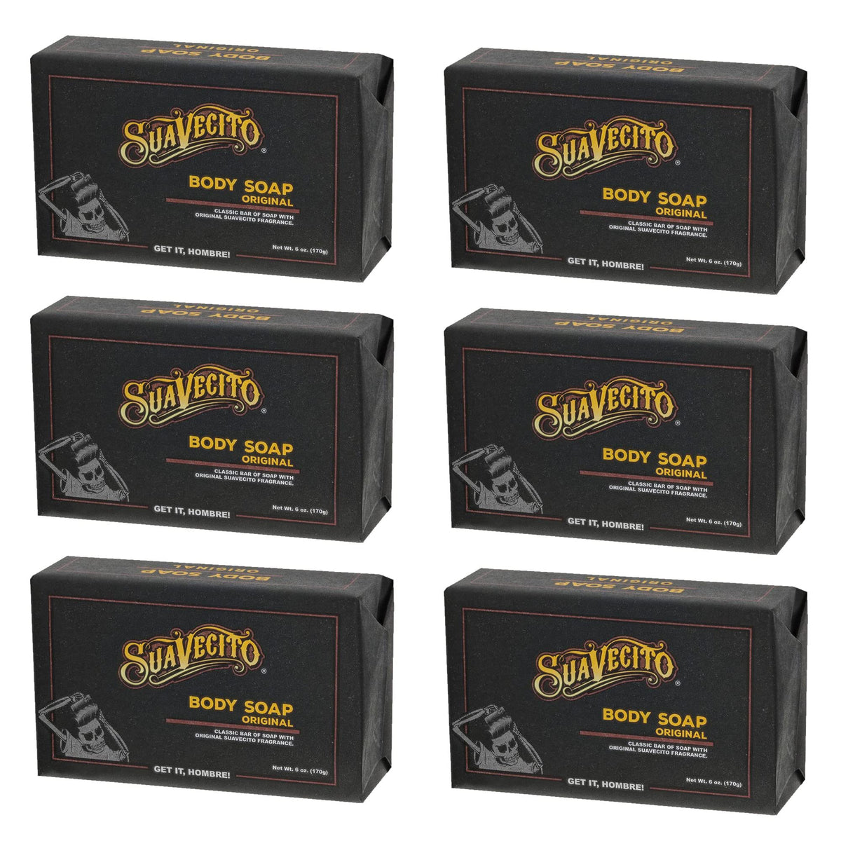 Suavecito fragancia original en barra para cuerpo y manos, limpieza y aroma.