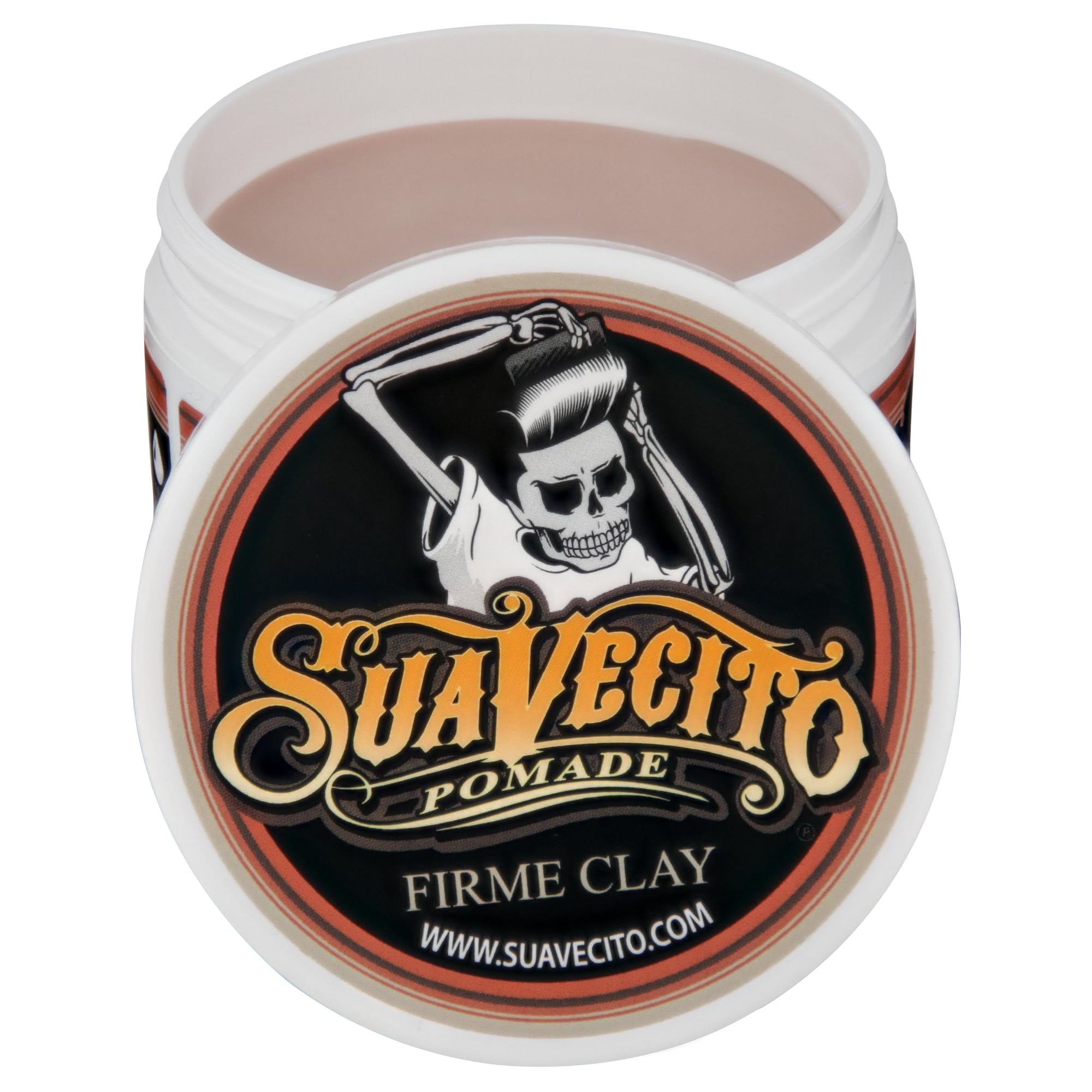 Definición duradera con acabado mate en Suavecito Firme Clay
