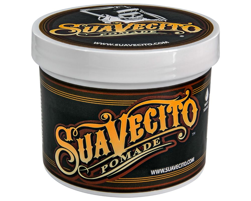Suavecito Original Hold Pomade, tubo 32 oz, definición duradera para cualquier peinado.