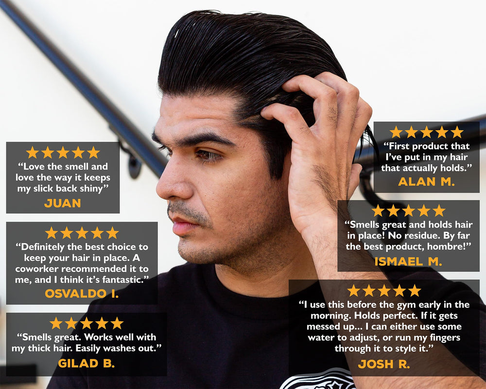Suavecito Pomade Firme: envase cómodo para uso diario.