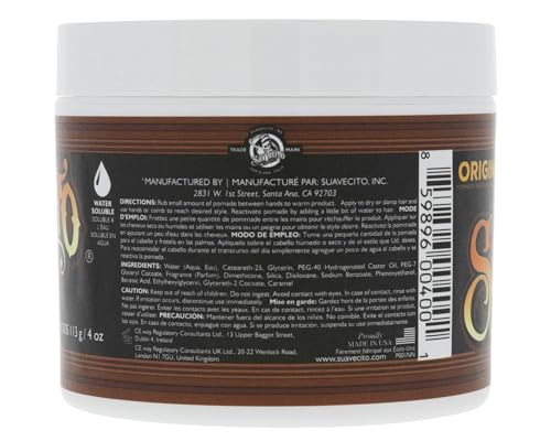 Suavecito Pomade Original Hold, consistencia cremosa para distribución uniforme