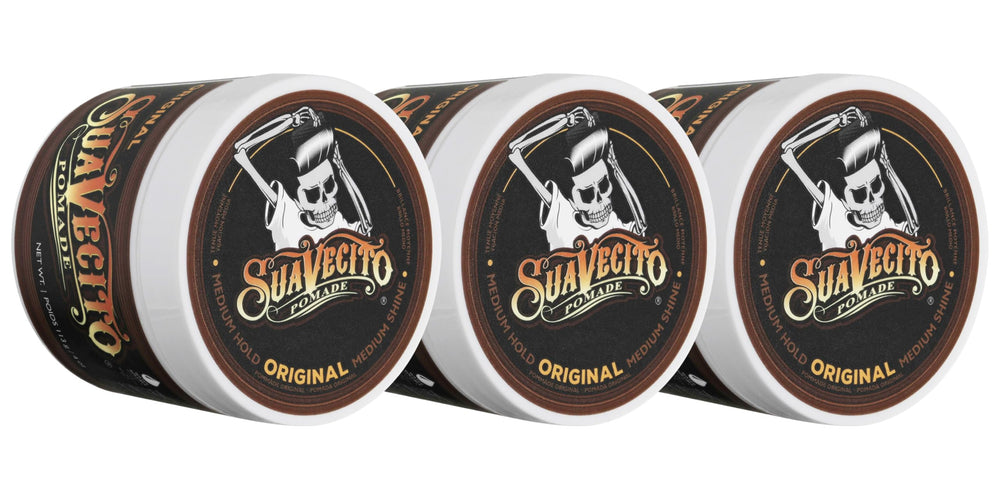 Suavecito Pomade Original Hold, frasco destacado para definición duradera