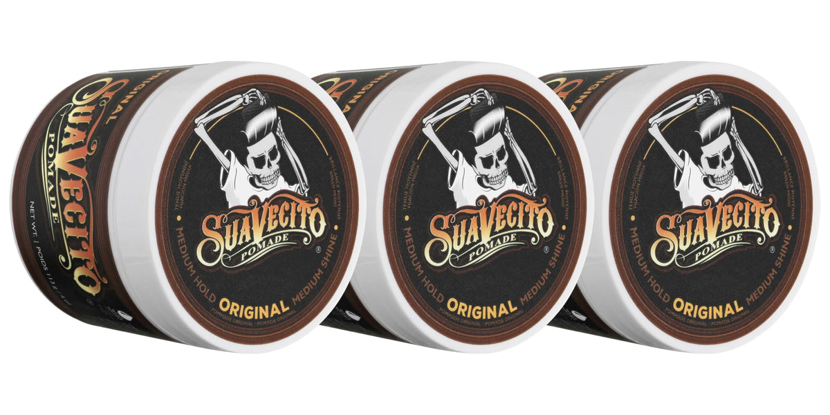 Suavecito Pomade Original Hold, frasco destacado para definición duradera
