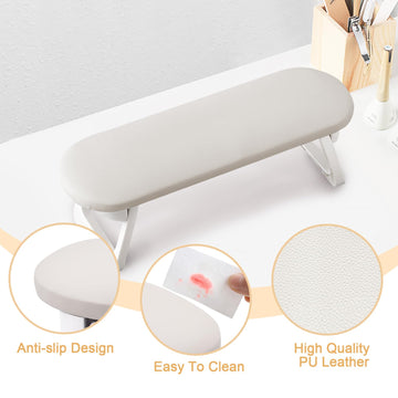 Subay base amplia para lámpara de uñas, ahorro de espacio en mesa.