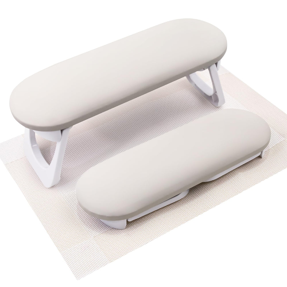 Subay reposabrazos para uñas, enfoque general, comodidad durante manicuras en salón o casa.