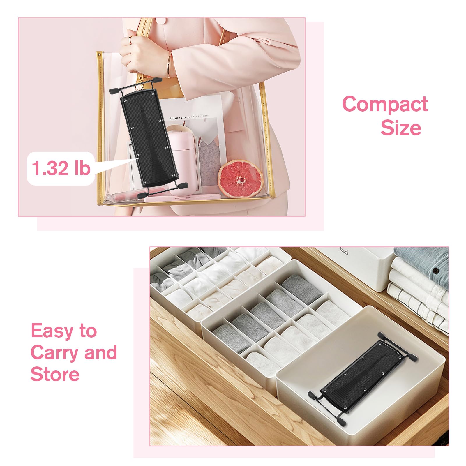 SUBAY Reposapies usos múltiples para spa en casa y manicura.