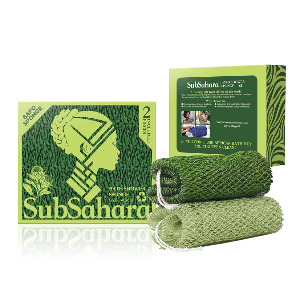 Estuche de viaje compacto SubSahara para llevar la esponja a cualquier lugar.