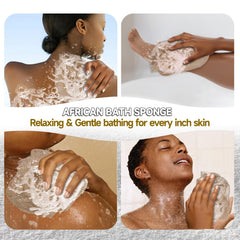 Esponja exfoliante SubSahara para rostro y cuerpo, limpieza suave