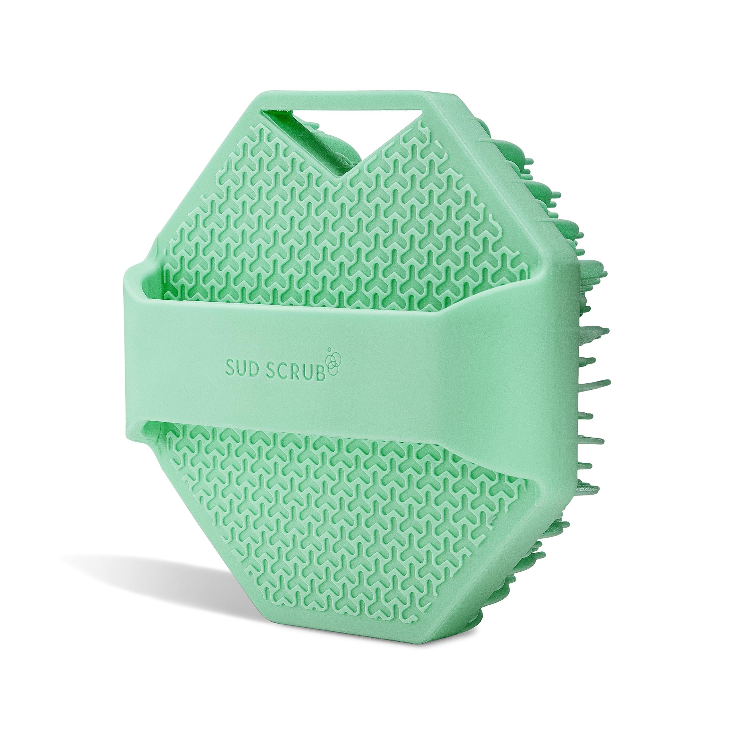 Sud Scrub exfoliación delicada piel: aletas flexibles que exfolian sin irritar.