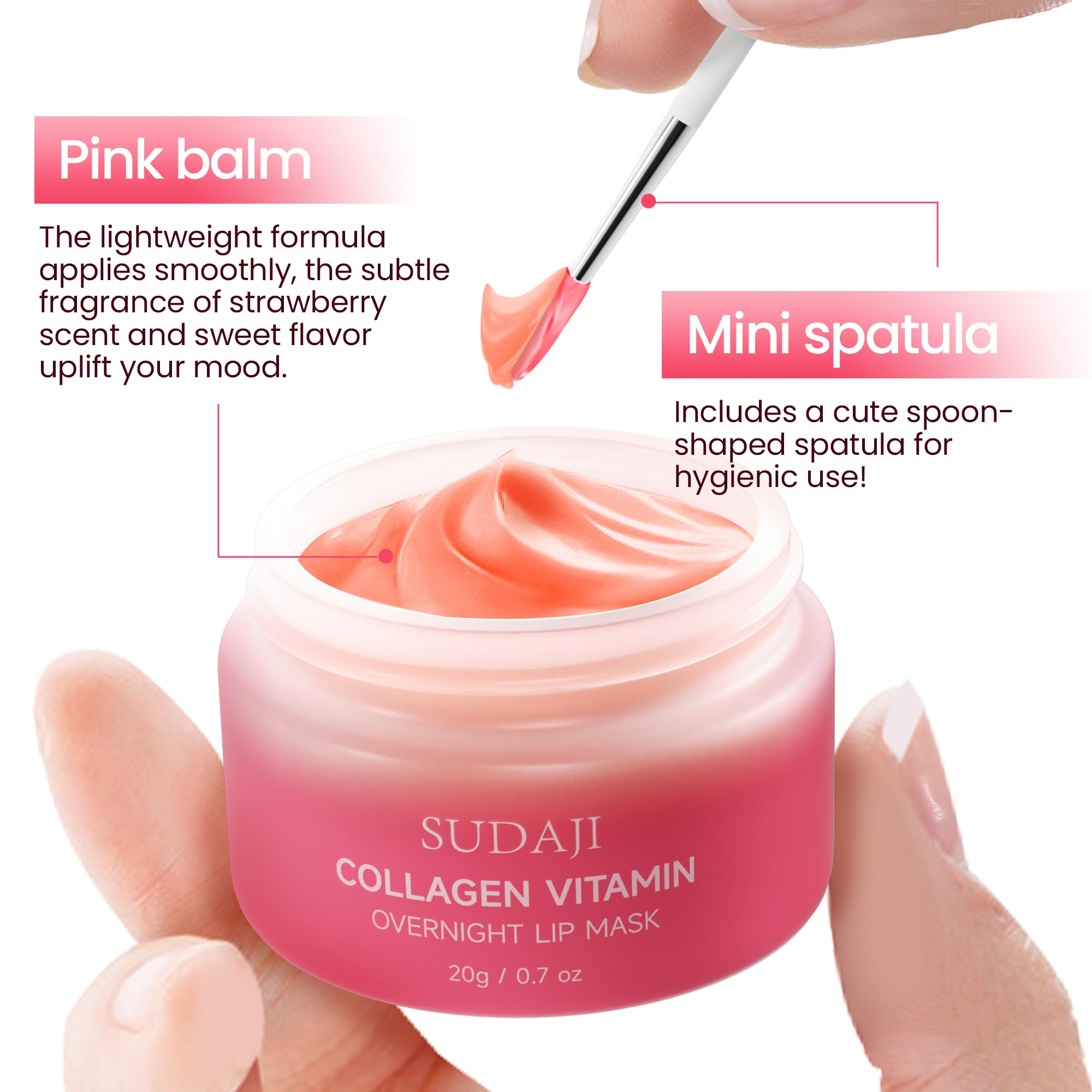 SUDAJI Non-sticky formula image emphasizes comfortable wear day and night.