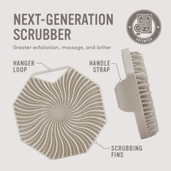 Sud Scrub: diseño eco-amigable sin plástico, opción sostenible para el baño.