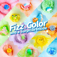 Burbujas de colores y fragancias divertidas en el baño