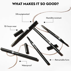 Acabado natural de Arch Arrival Brow Definer para un look suave