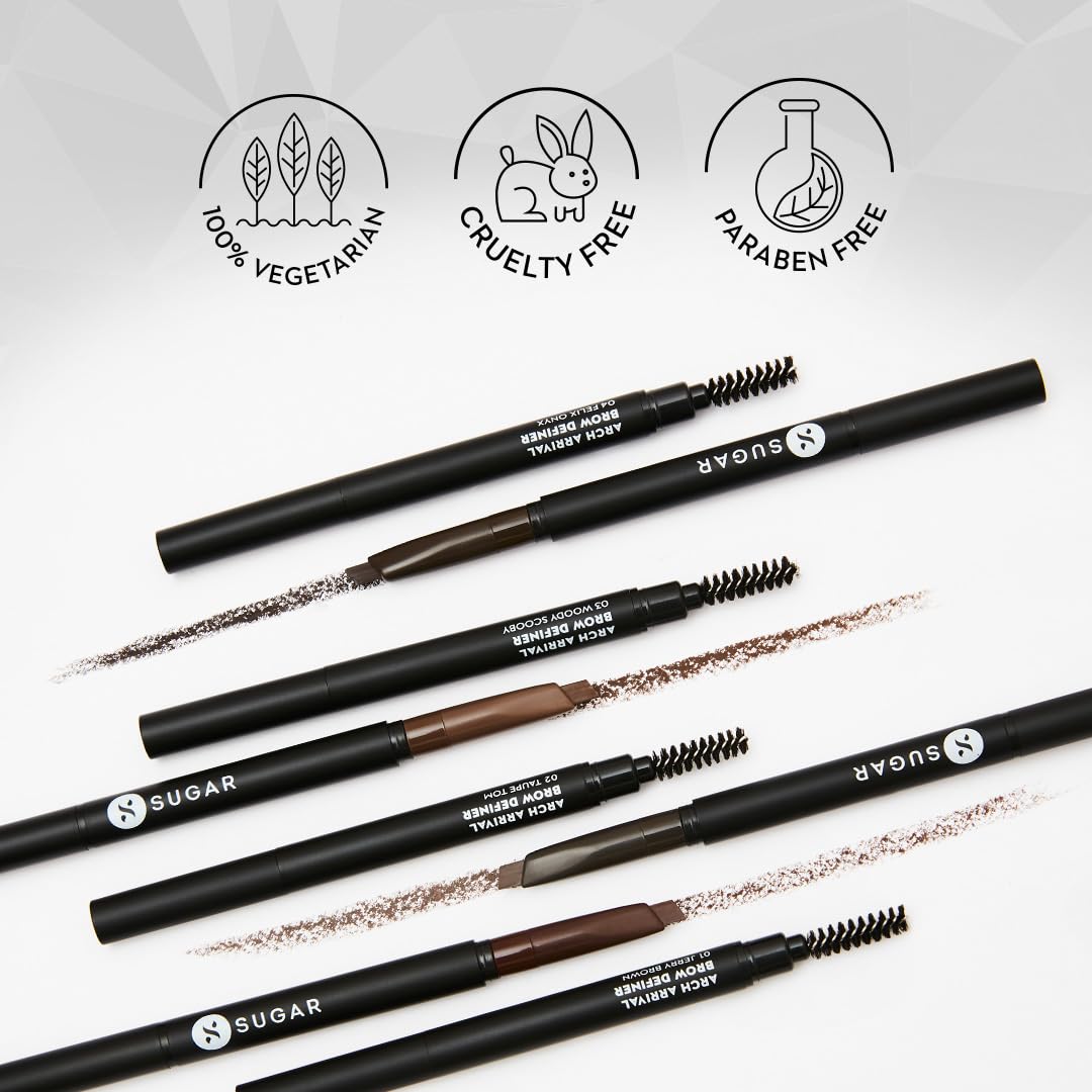 Diseño dual Arch Arrival Brow Definer y sus ingredientes de calidad