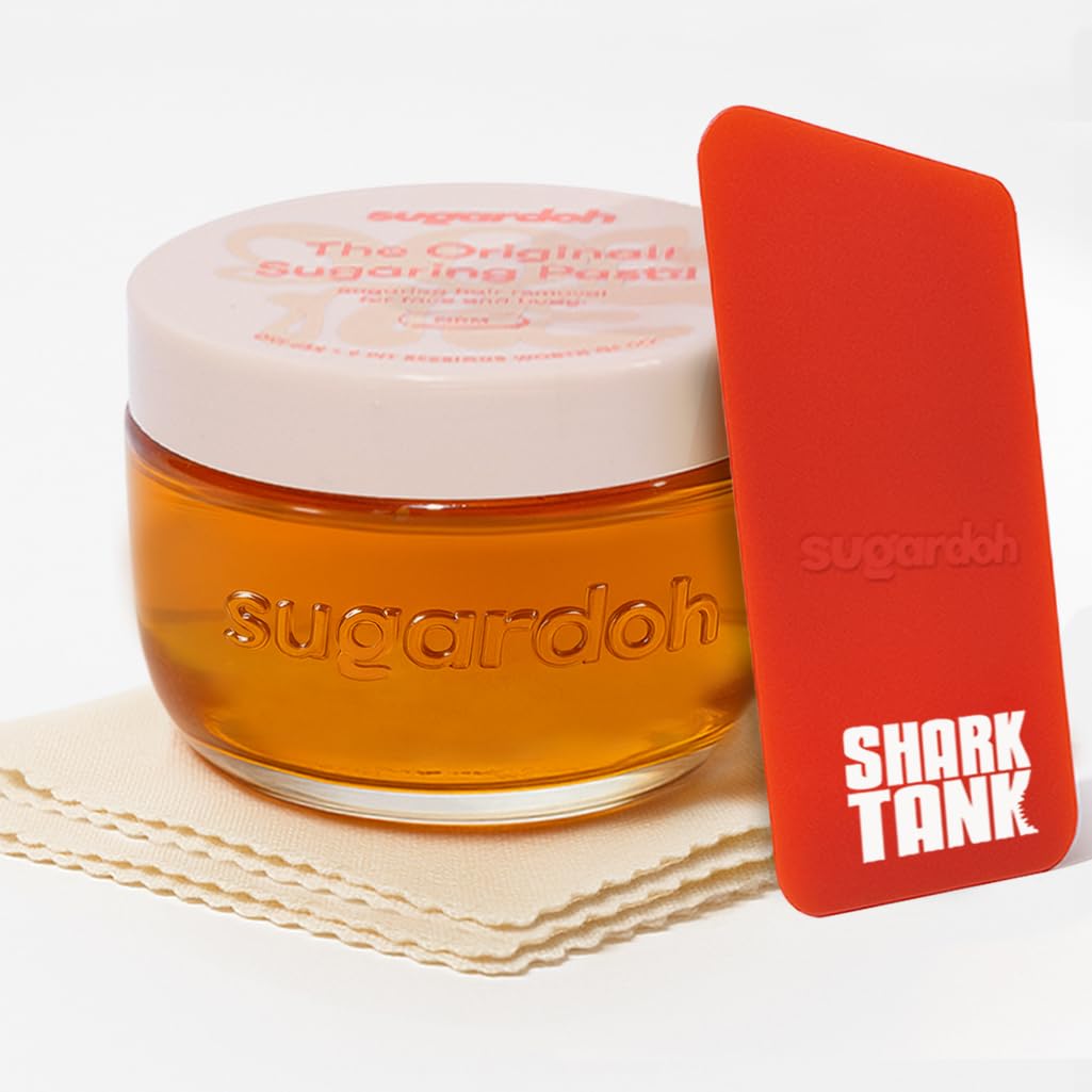 El tarro mini 6oz de Sugardoh facilita medición precisa para sesiones de sugaring en casa