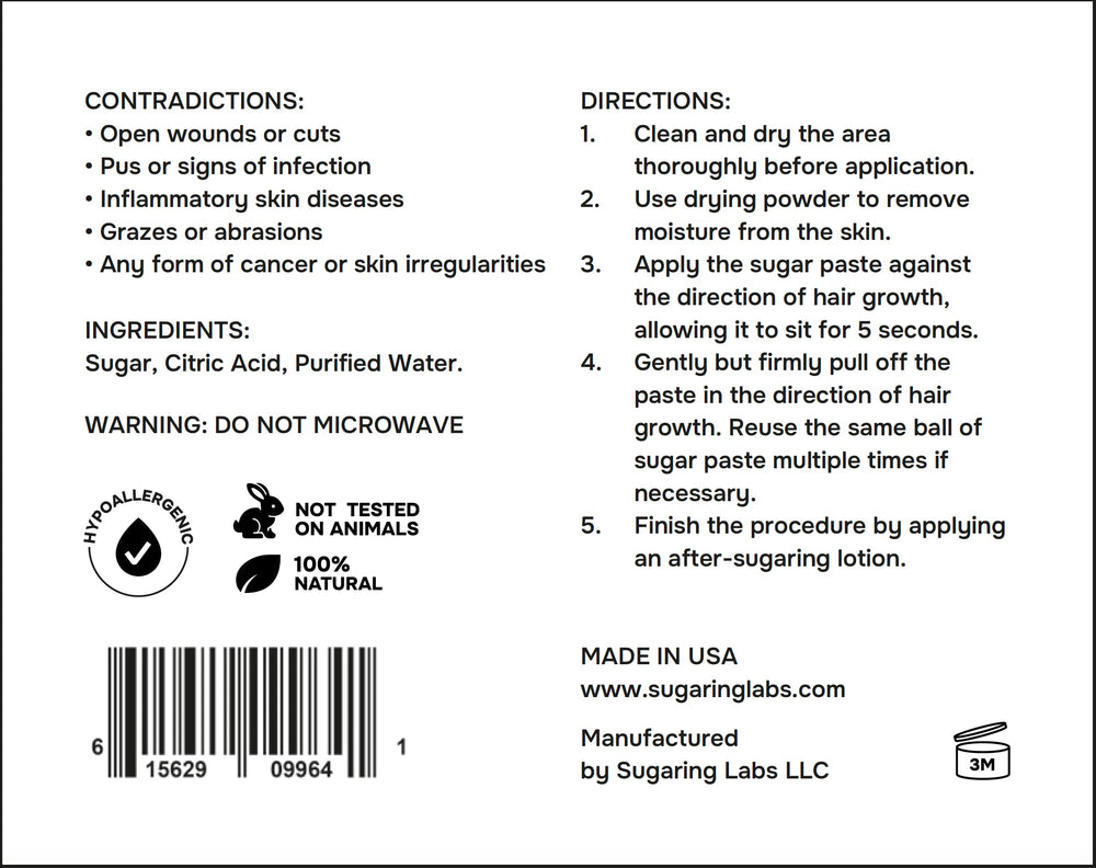 Sugaring Labs Formula Pro Medio, uso profesional seguro