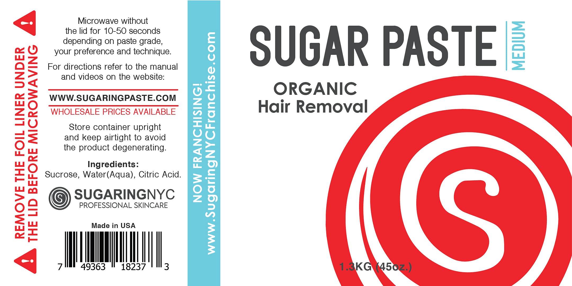 Sugaring NYC paste used for Brazilian removal with comfortable results